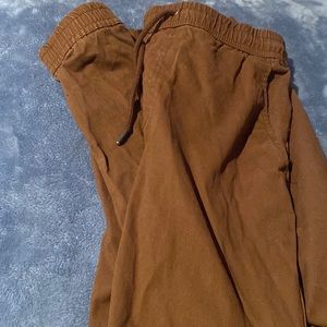 Brown Jogger Jeans, Small, but Stretchy from Forever 21